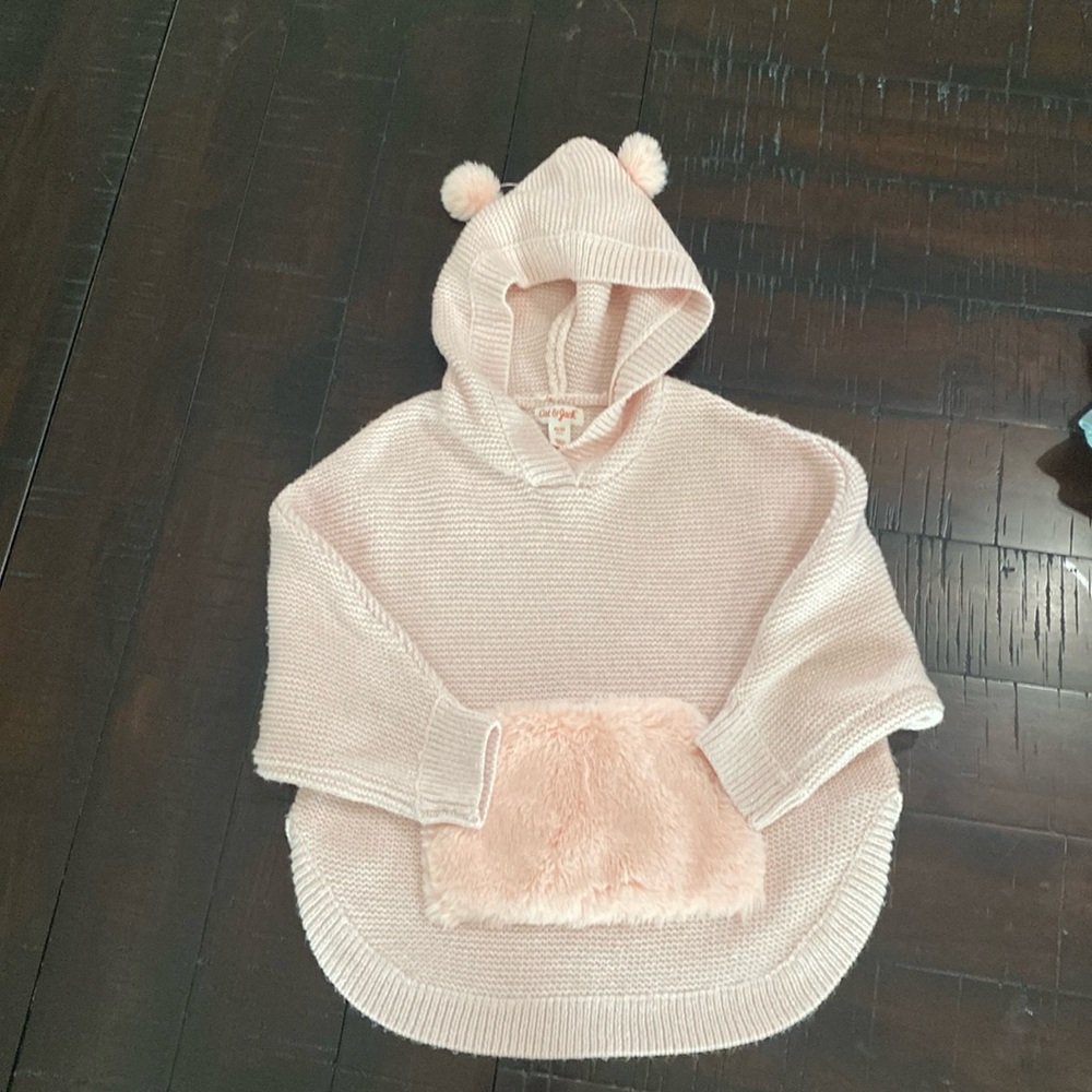 Girls, sparkle, pink, crochet, cat & Jack 4t / 5t